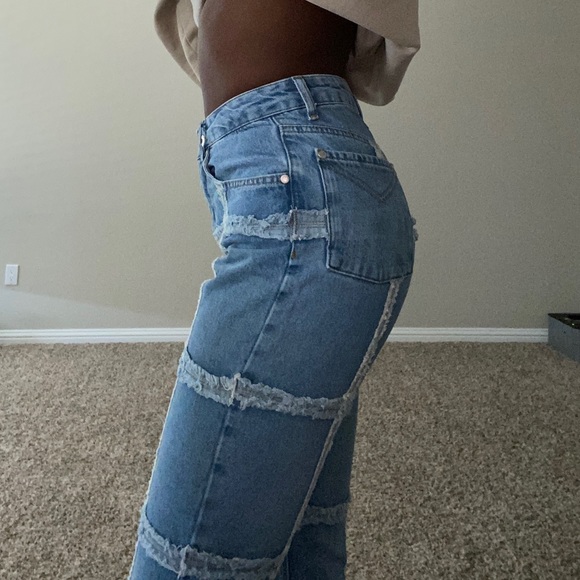 Ragged Denim Jeans - Picture 3 of 5